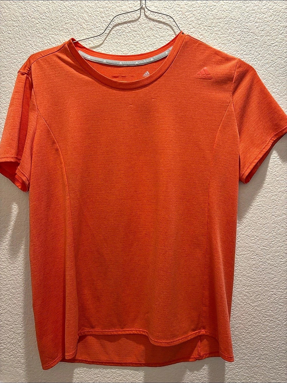 adidas Climacool short sleeve shirt Athletic Tee in Orange Size XL Like New